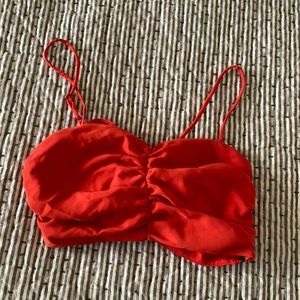 Kendall & Kylie Red Crop Top